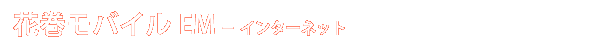 花巻モバイル EM - インターネット